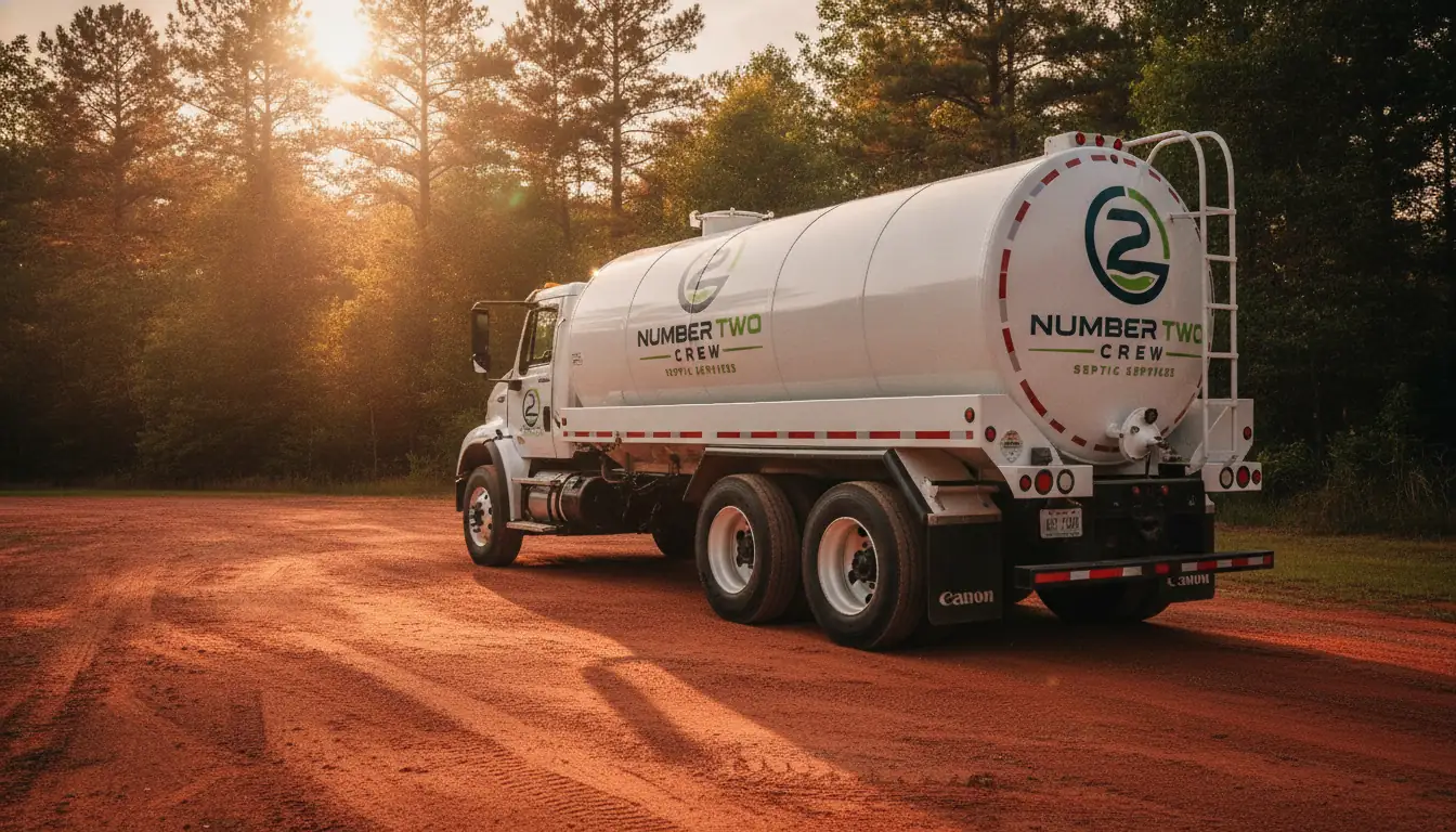 Number Two Crew septic truck